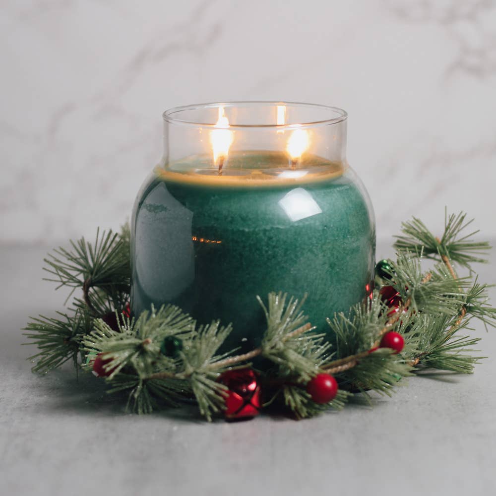 Pine Berry & Jingle Bells Candle Ring