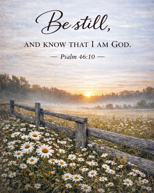 Be Still And Know