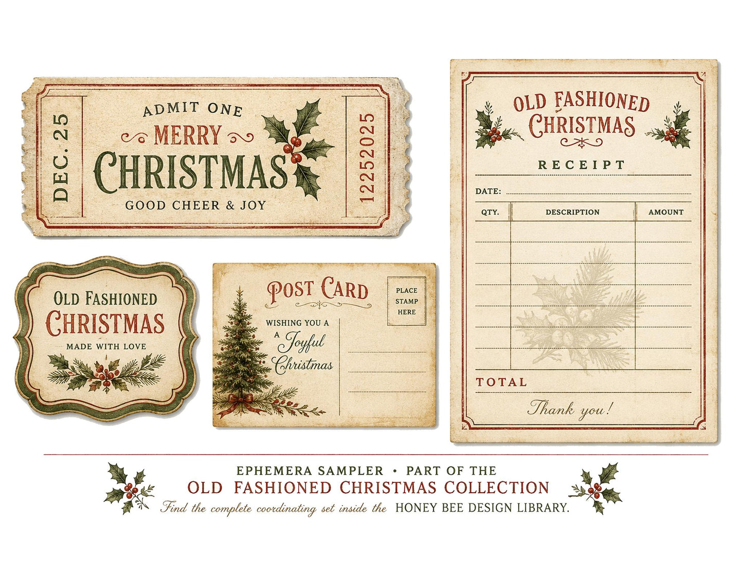Christmas Ephemera Pack
