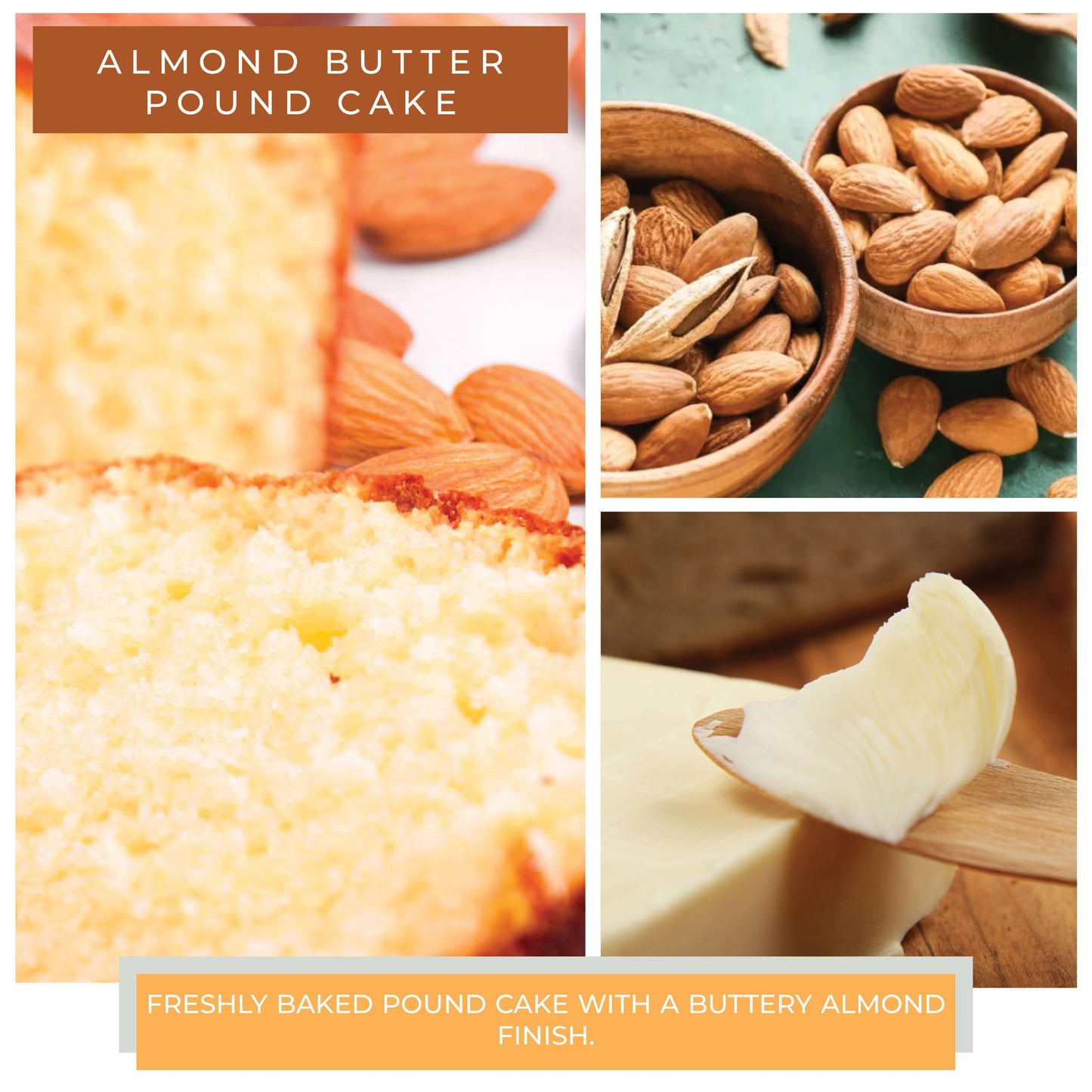 Melts (8/box) - Almond Butter Pound Cake