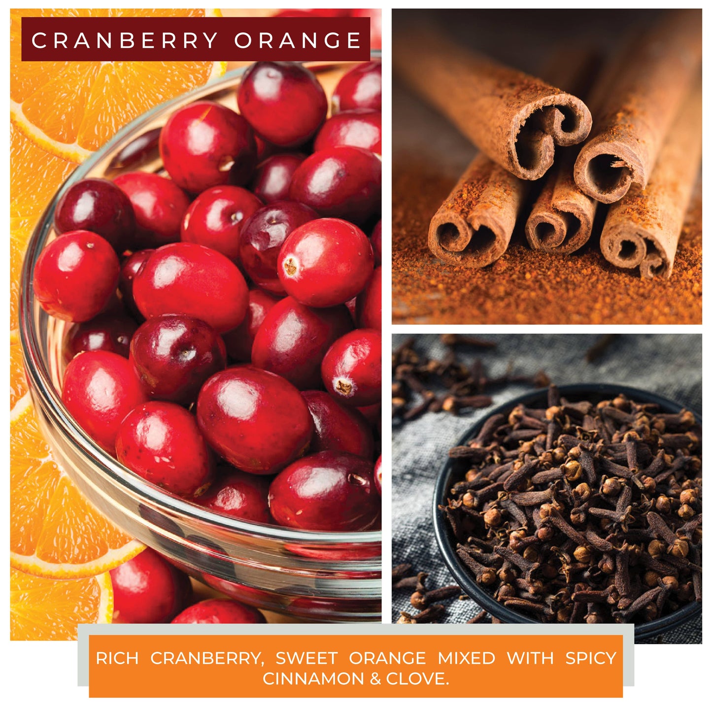 Melts (8/box) - Cranberry Orange