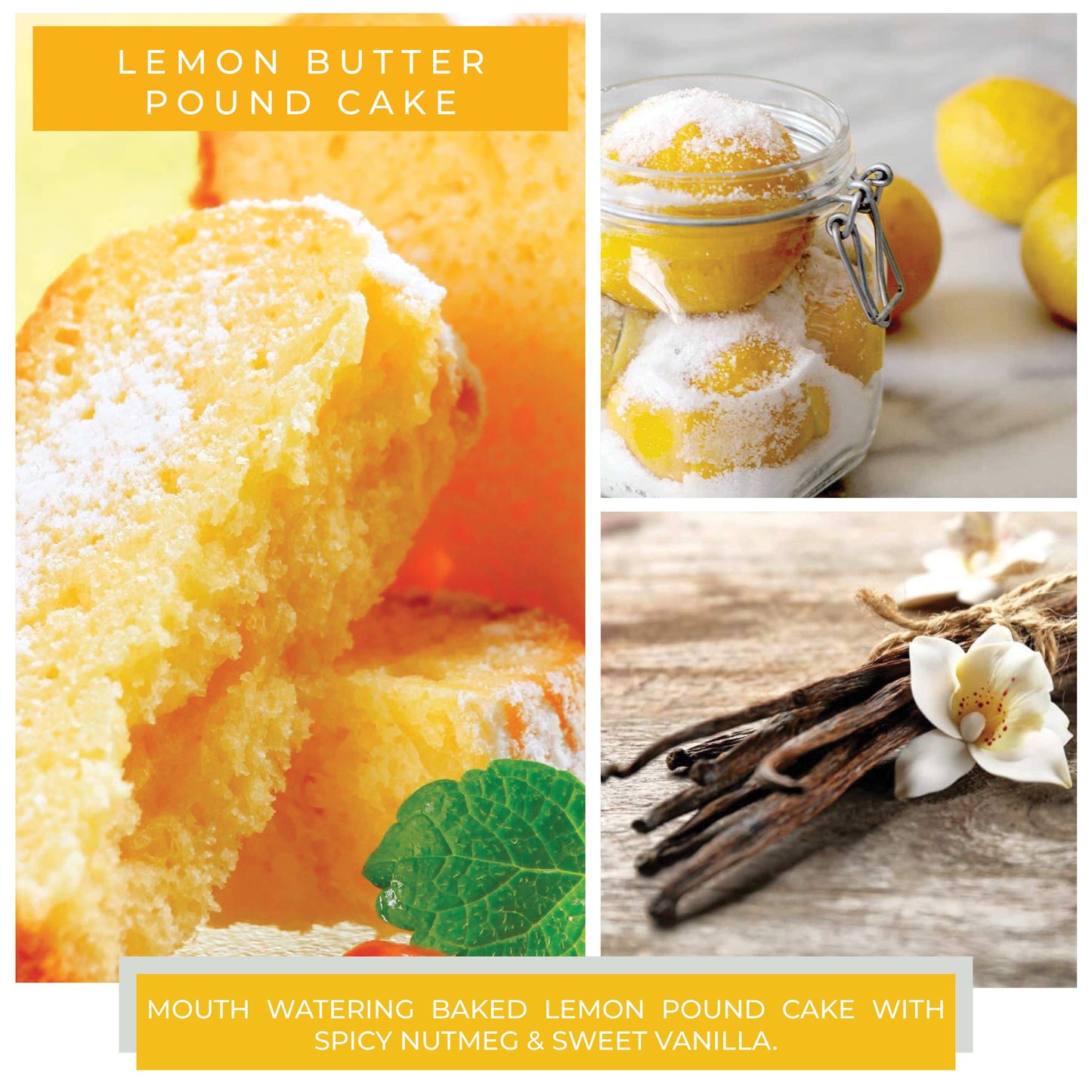 Melts (8/box) - Lemon Butter Pound Cake