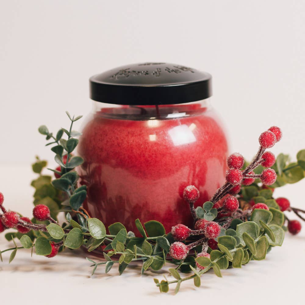 Iced Eucalyptus Berries Candle Ring
