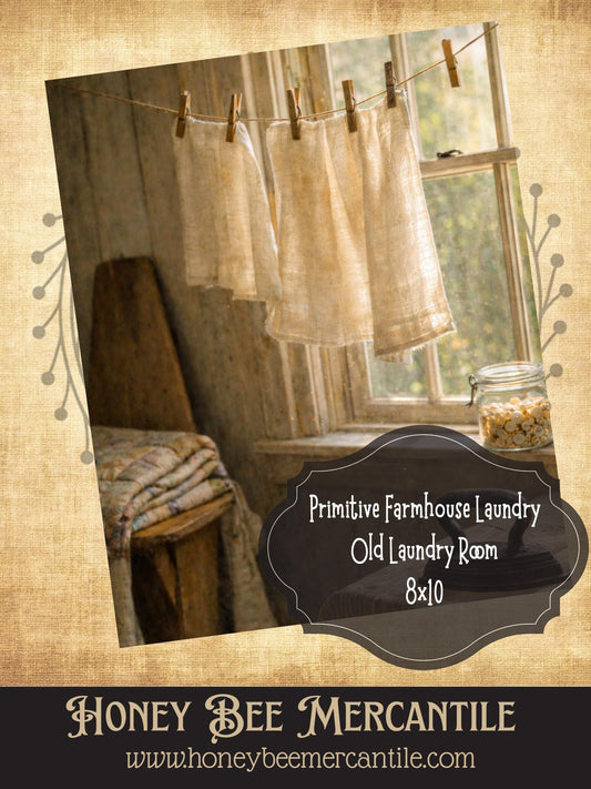 8"x8"  RICE PAPER PRINT Vintage, Primitive Farmhouse, Craft Supplies, Decoupage, Folk-art