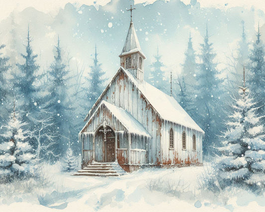 White Church 8x10