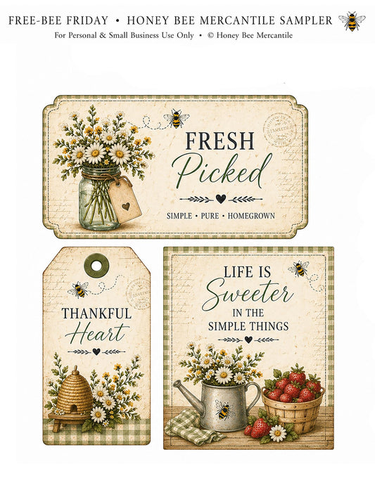Honey Bee Mercantile Sampler - FREE-BEE