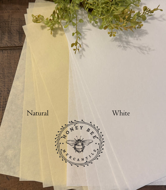 A4 Japanese Rice Paper Pack | Set of 5 Sheets | Natural or White | Perfect for Decoupage, Printing & Crafts