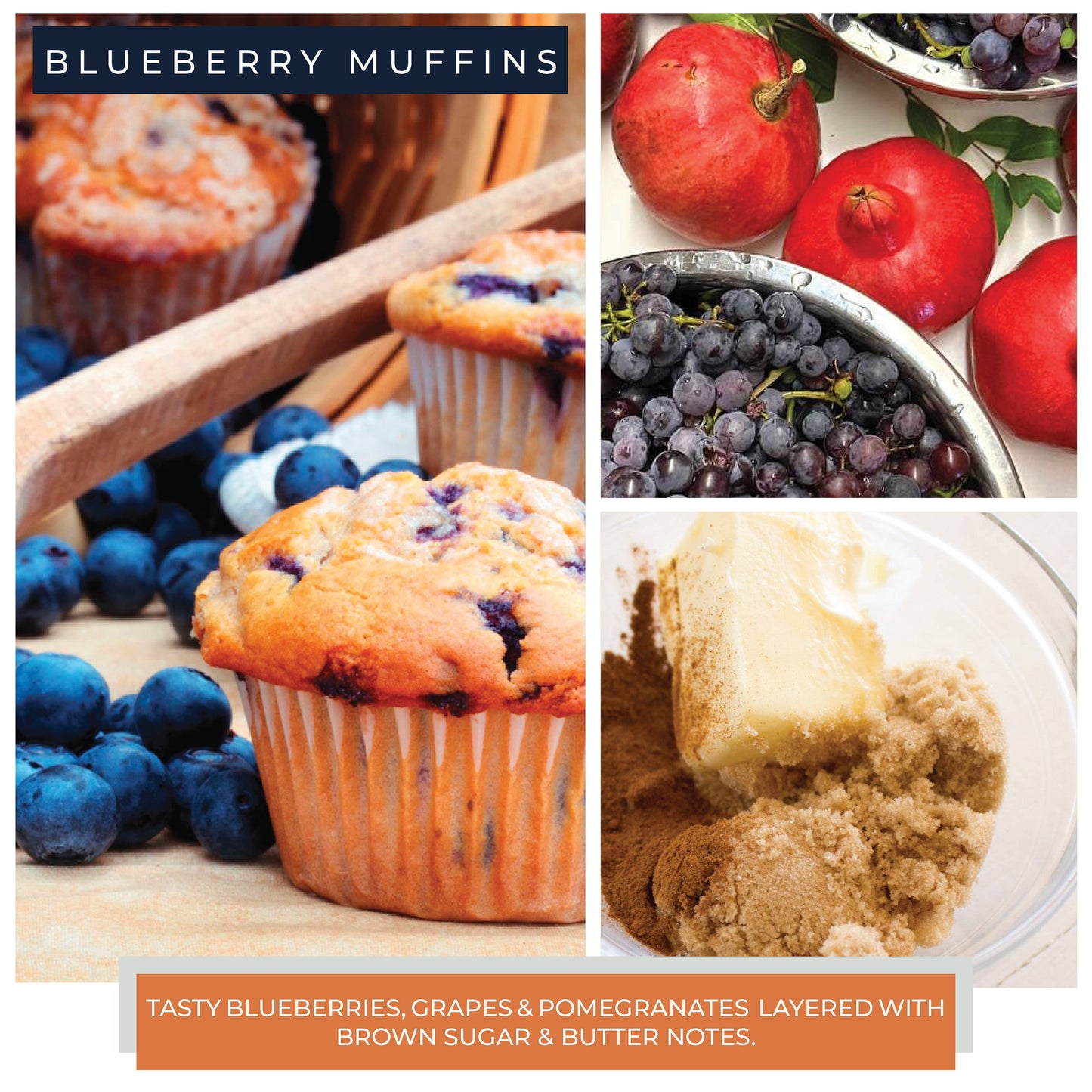 Melts (8/box) - Blueberry Muffins