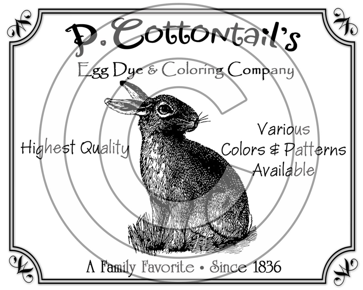 Prim Easter Peter Cottontail Egg Color Dye Feedsack Feed Sack Logo Printable Digital JPEG Instant Download 4 Pillows,Framed Prints,Labels