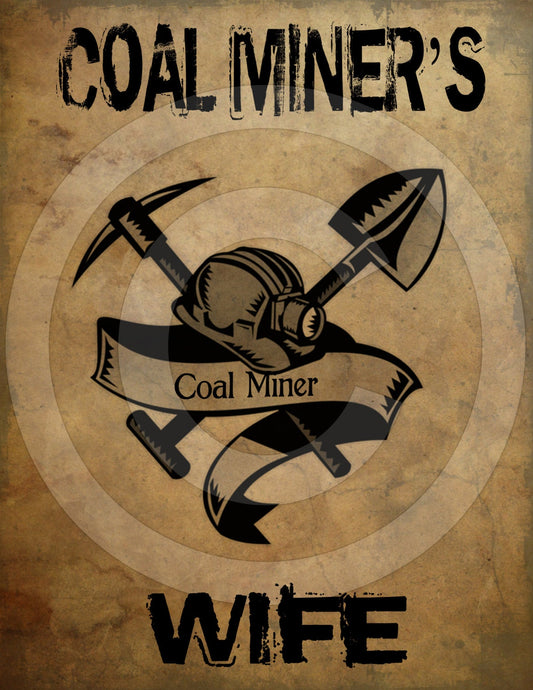 Primitive Grungy Coal Miner's Wife Feedsack Feed Sack Logo Printable Digital JPEG Instant Download For Pillows,Framed Prints,Labels